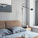 Axyaa Rotatable G9 Wall Sconce Black/Gold Bedside Lamp