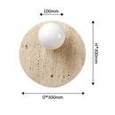 Axyaa Travertine Wall Lamp: Modern, Simple, Warm for Living Room, Bedroom, Study