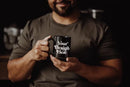 Axyaa Custom Logo Ceramic Coffee Mug 350ml - Black Branded Company Cup Gift