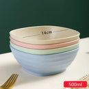 Axyaa Wheat Straw Fruit Bowl Soup Salad Rice Microwavable Safe Tableware