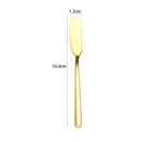 Axyaa Stainless Steel Butter Cake Spatula | Long Handle Cheese Spreader Kitchen Accessory