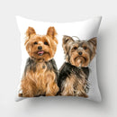 Dog Pattern Cushion Cover for Home Decor by Axyaa