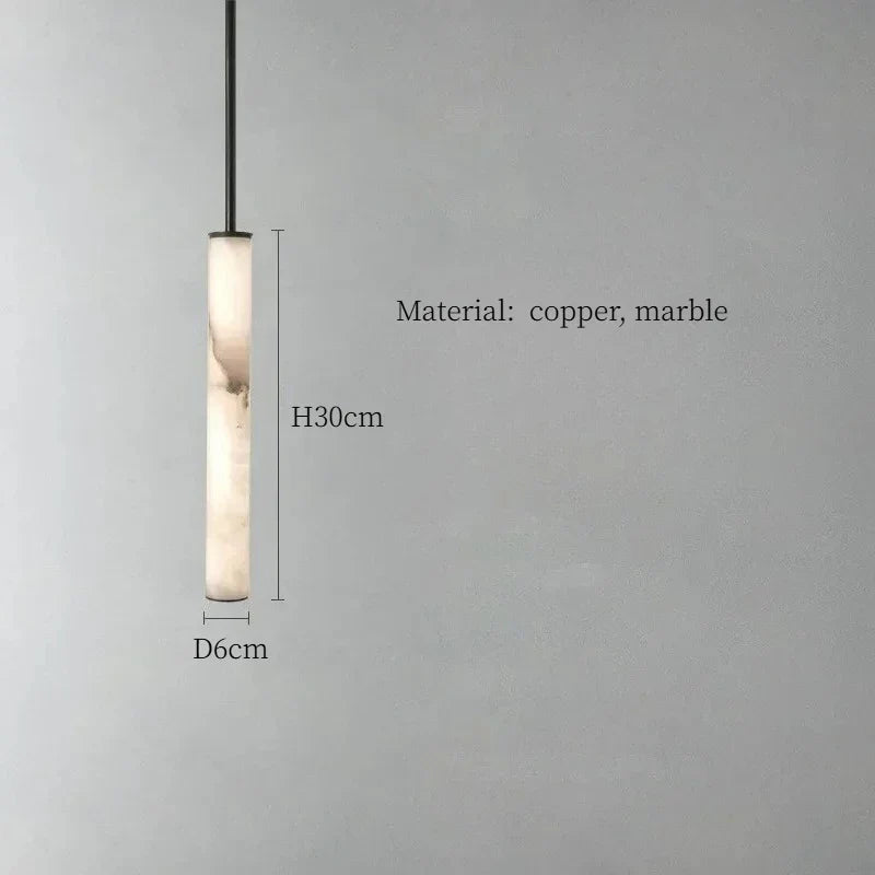 Axyaa Retro Marble LED Chandeliers for Modern Luxury Decor.