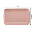 Axyaa Plastic Food Storage Tray Multi-Function Fruit Plate Kitchen Organizer
