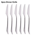 Axyaa 21-Piece Stainless Steel Cutlery Set - Mirror Finish Elegant Tableware