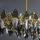 Axyaa Crystal Chandelier Pendant Light for Living Room Dining Room Ceiling Lighting