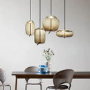 Axyaa Glass Pendant Light: Modern LED Lamp for Dining Rooms, Bedrooms, and Bar Counters