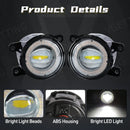 Axyaa LED Angel Eye Fog Light for Ford Focus Fusion Fiesta Explorer