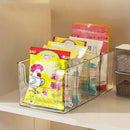 Axyaa Spice Organizer Dividers Tea Snack Clear Storage Bins Display Containers