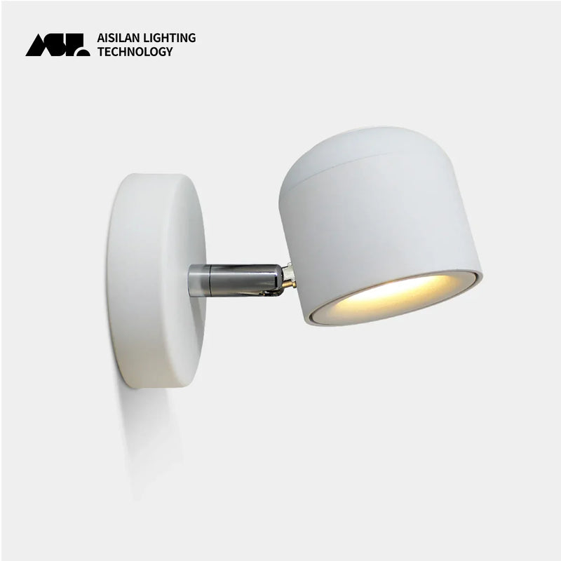 Axyaa Dimmable LED Wall Lamp with Adjustable Angle Aluminum Body & COB Chip.