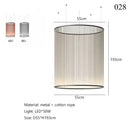 Axyaa Tassel Pendant Light: Modern Staircase Living Room Dining Room Lamp
