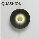 Axya Luxury Round LED Wall Lamps for Bedroom Livingroom Indoor Lighting