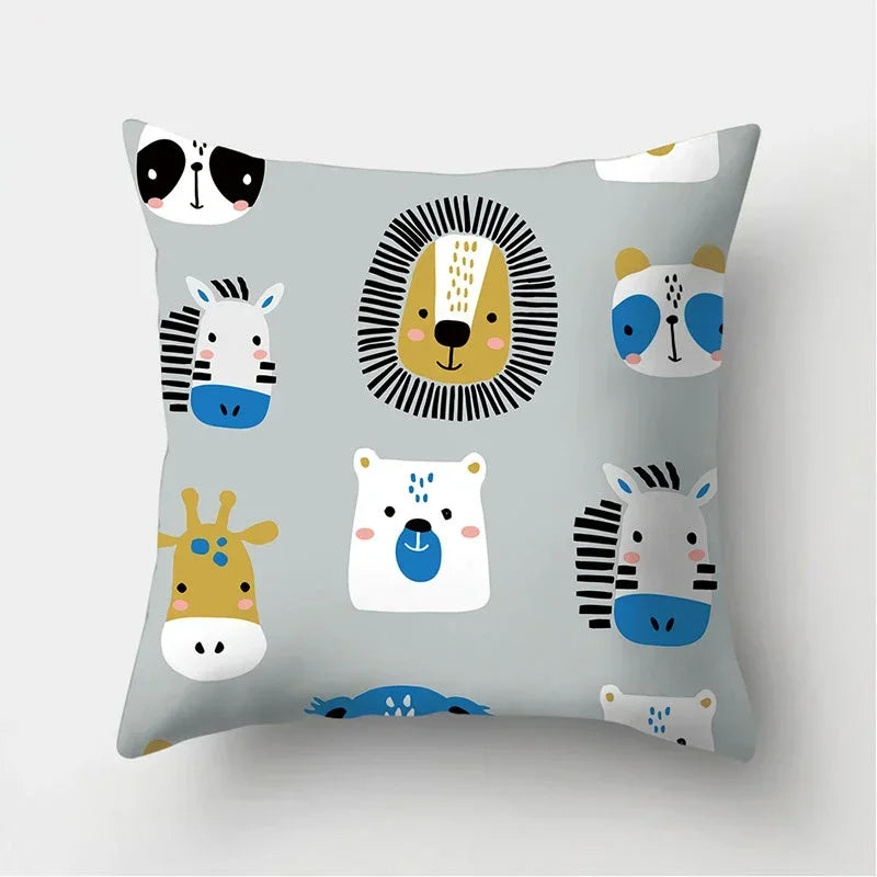 Axyaa Decorative Cushions Pillowcase - Soft Polyester Throw Pillow Cover for Sofa Décor