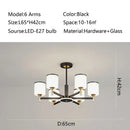 Axyaa Classical Trichromatic Chandelier for Home Lighting