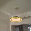 Axyaa French Cream Iron Art Pendant Light for Dining Room and Living Room