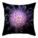 Axyaa Flower Printed Pillow Case - Decorative Polyester Cushion Cover - 45x45cm