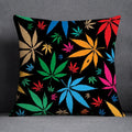Axyaa Green Leaf Theme Pillowcase - Decorative Polyester Home Decoration 45*45cm