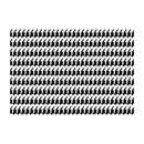Axyaa Zebra Pattern Plush Living Room Carpet - Nordic Style Large Area Rug
