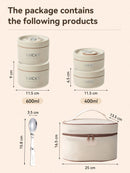 Axyaa Bento Lunch Box Set - Stainless Steel Thermal Food Container