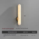 Axyaa Marble Wall Lamp: Luxury Copper Lighting for Living Room, Bedroom, and Corridor