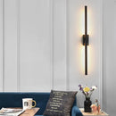 Axyaa Luxury LED Wall Lamp for Living Room Bedroom Corridor Hotel - Black Gold Palette
