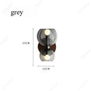 Axyaa LED Glass Wall Lamp for Living Room Bedroom Decor