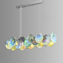 Axyaa Rainbow Glass Pendant Light for Living Room Dining Bedroom LED