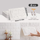 Axyaa 3D Stereo Rock Brick Wall Stickers | Self-Adhesive Slate Tiles | Indoor/Outdoor Décor