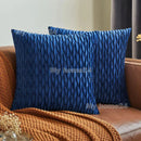 Axyaa Soft Solid Color Cushion Cover Set Luxury Home Decor Sofa Seat Pillow Case