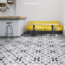 Axyaa Peel and Stick Vinyl Floor Tile Sticker, 20 x 20cm Square, Non-slip Self-adhesive Wall Sticker