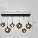 Axyaa Glass Pendant Light Chandelier for Living Room Dining Room