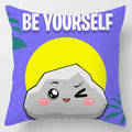 Axyaa Cartoon Print Designer Pillow Cases: Lankybox Series Home Decor Cushion Cover