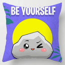 Axyaa Cartoon Print Designer Pillow Cases: Lankybox Series Home Decor Cushion Cover