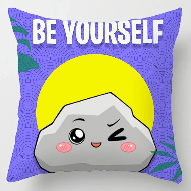 Axyaa Cartoon Robot Balloons Pillowcase Set for Home Decor