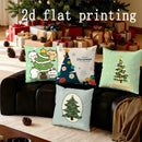 Axyaa Christmas Cat & Tree Pillow Covers for Sofa Bedroom Car Home Decor