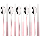 Axyaa Black Gold Stainless Steel Cutlery Set - 10Pcs Luxury Korean Tableware