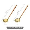Axyaa Stainless Steel Kitchen Gadget Set with Wooden Handle - Tableware Tools & Hot Pot