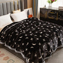 Axyaa Double Thickened Raschel Blanket for Winter Warmth