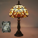 Axyaa European Tiffany Retro Table Lamp for Bedroom, Cafe, Bar, Study