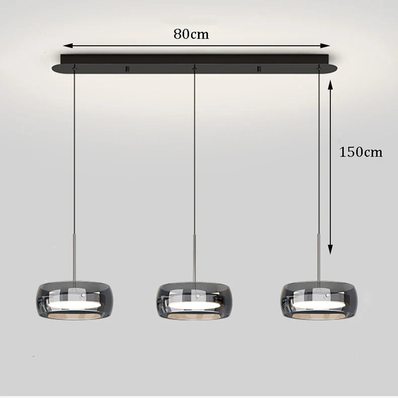Axyaa Ring LED Pendant Light Chandelier for Modern Living and Dining Room