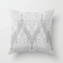 Axyaa Geometric Pillow Covers: Modern Grey Polyester Throw Pillow Cover