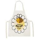 Axyaa Kitchen Apron: Fun Cartoon Design for Cooking, Baking, and Cleaning.