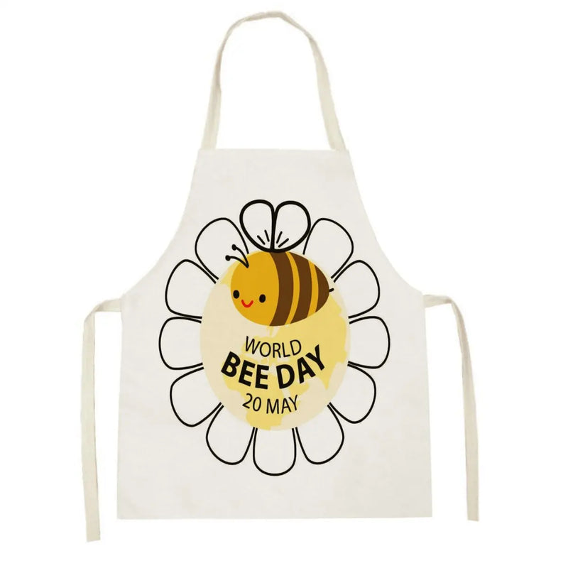 Axyaa Kitchen Apron: Fun Cartoon Design for Cooking, Baking, and Cleaning.