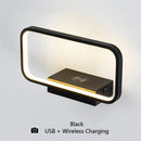 Axyaa LED Wall Light 12W Touch Switch 3 Colors USB Charge Dimming