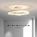 Axyaa Nordic Round LED Dimmable Ceiling Lights | Modern Minimalism Bedroom Lamp Fixtures
