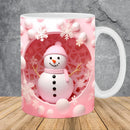 Axyaa Snowman Ceramic Mug 11oz Kids Christmas Gift Cup Home Milk Cup
