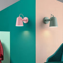 Axyaa Retro Macaron Nordic Wall Lamp Sconce for Bedroom and Living Room