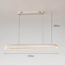 Axyaa Dining Room Chandelier Ceiling Light Fixture Fancy Salon Pendant Indoor Lighting