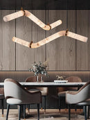 Axyaa Copper Marble Pendant Lamp for Modern Living Room Aesthetic