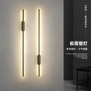 Axya Linear Tube LED Wall Lamp Up Down Black Sconce